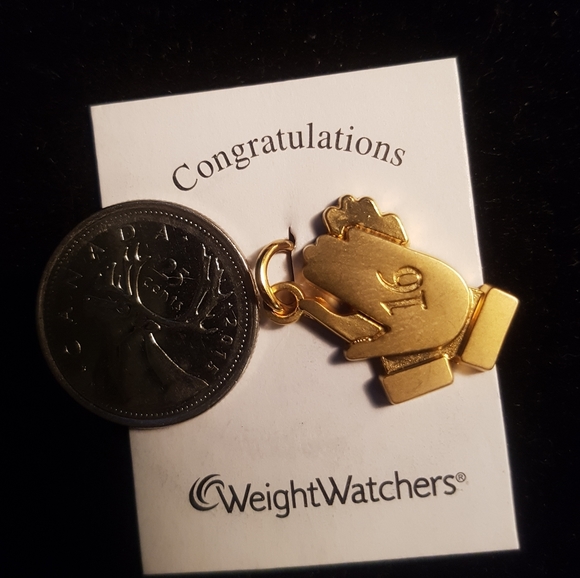 [WW] '16' Clapping Hands Weight Loss Pendant/Charm - Picture 5 of 5